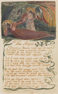 De Engel, plaat 39 uit Songs of Experience, 1794 door William Blake